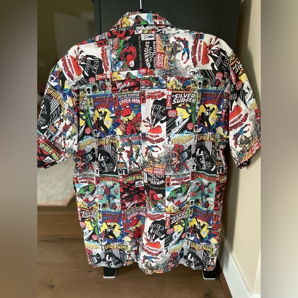 Ecko Unlimited Vintage Y2K Men's Comic Marvel Shirt, medium - Picture 4 of 6